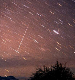 Geminid meteors 2002