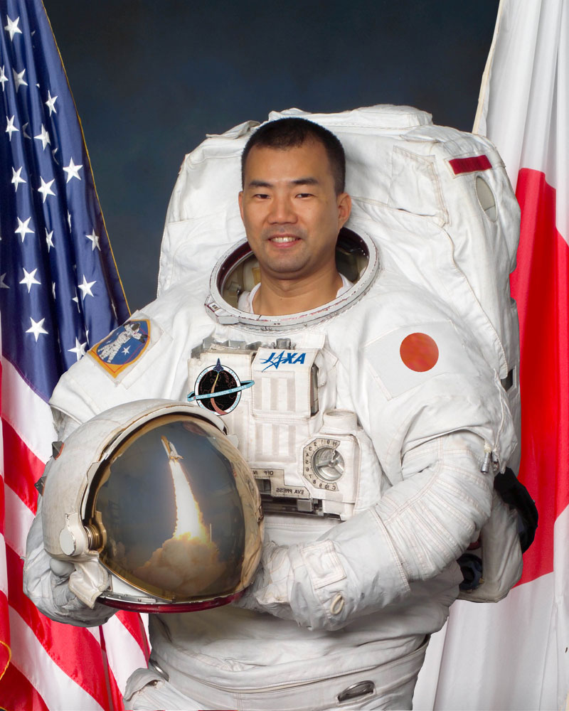 Flight Engineer Soichi Noguchi of Japan