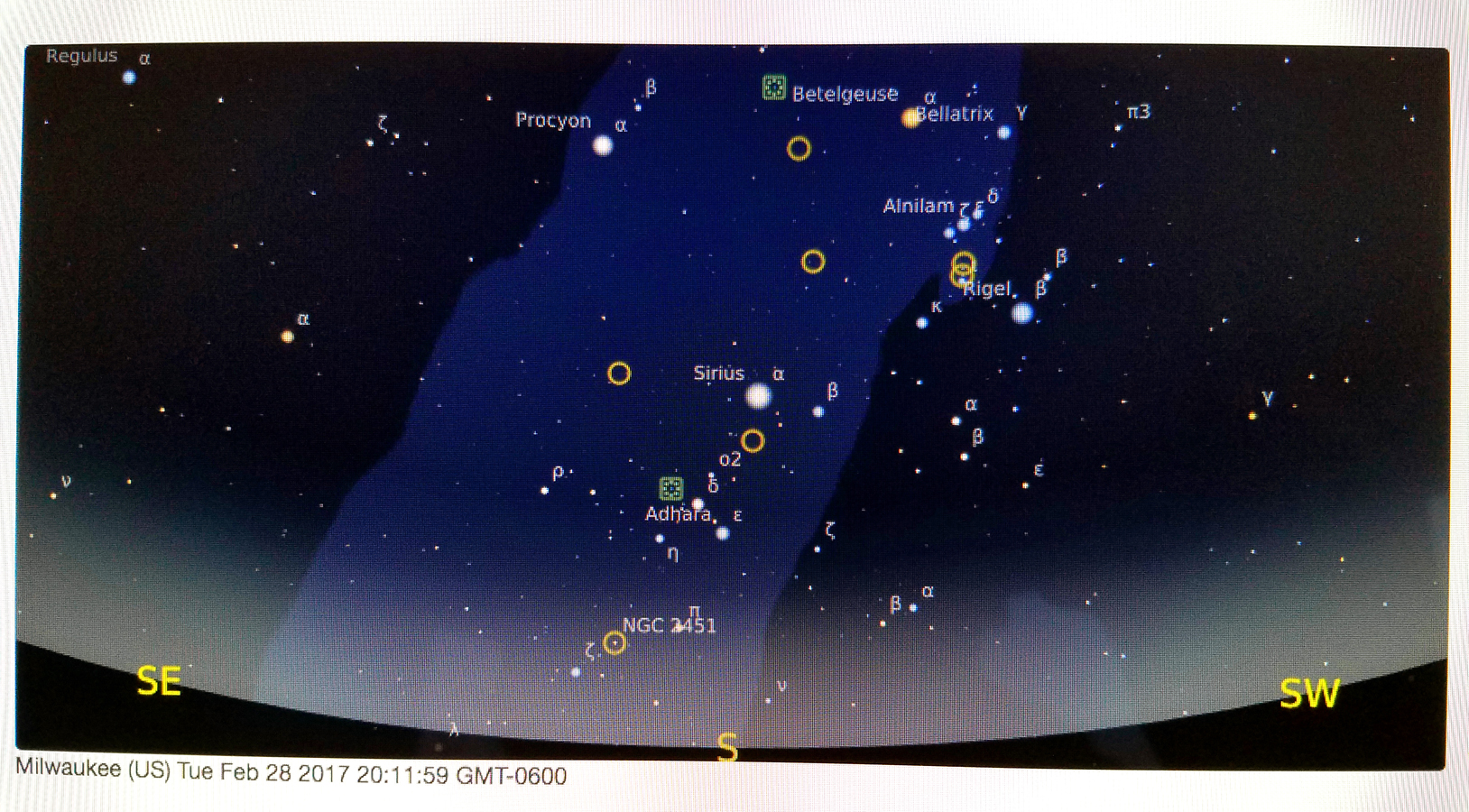 Interactive Star Chart Astronomy
