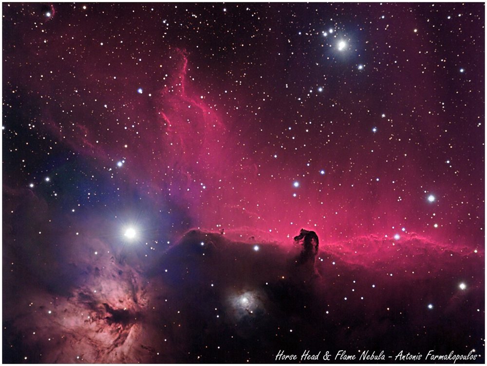 The Horsehead (B33) and Flame Nebulae (NGC 2024) Astronomy Magazine