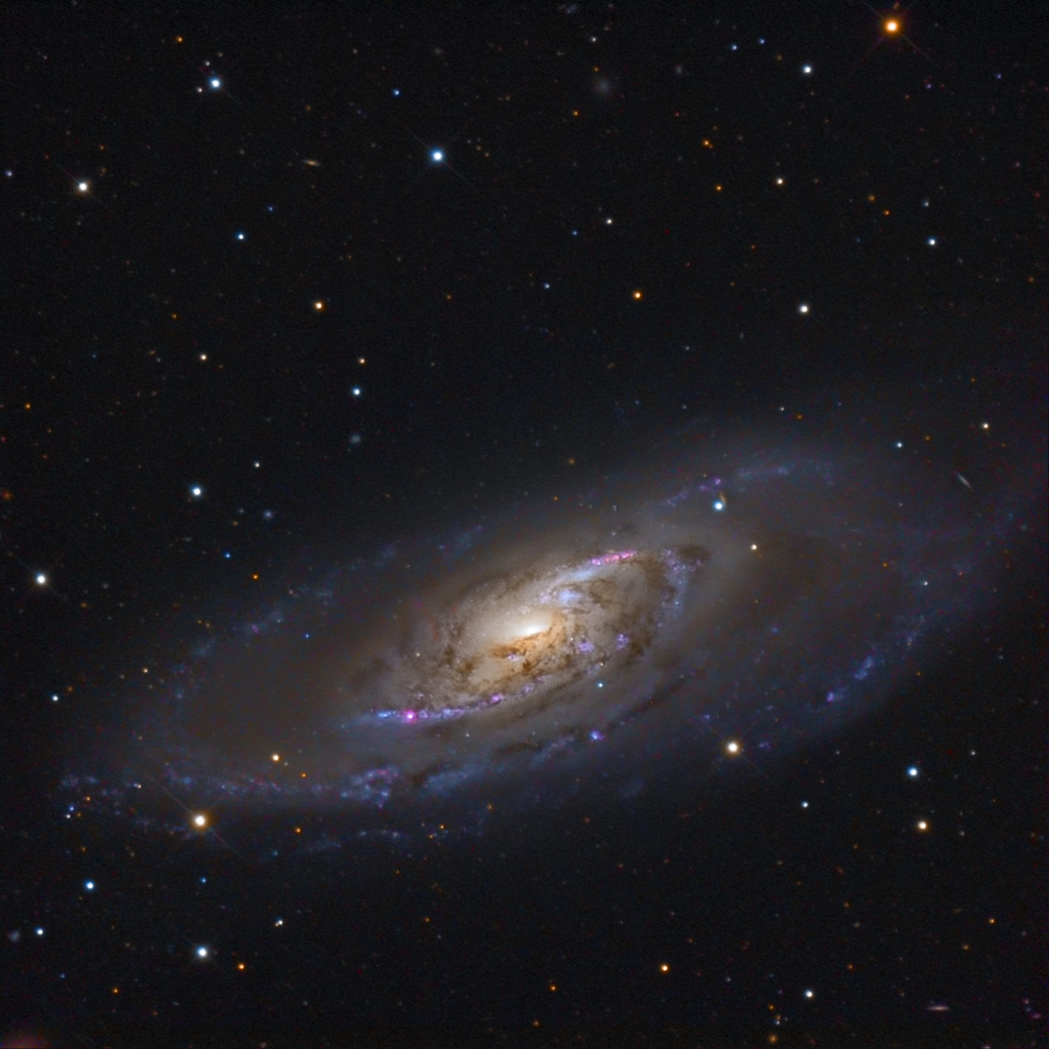 M106, Seyfert-class galaxy - Astronomy Magazine - Interactive Star ...