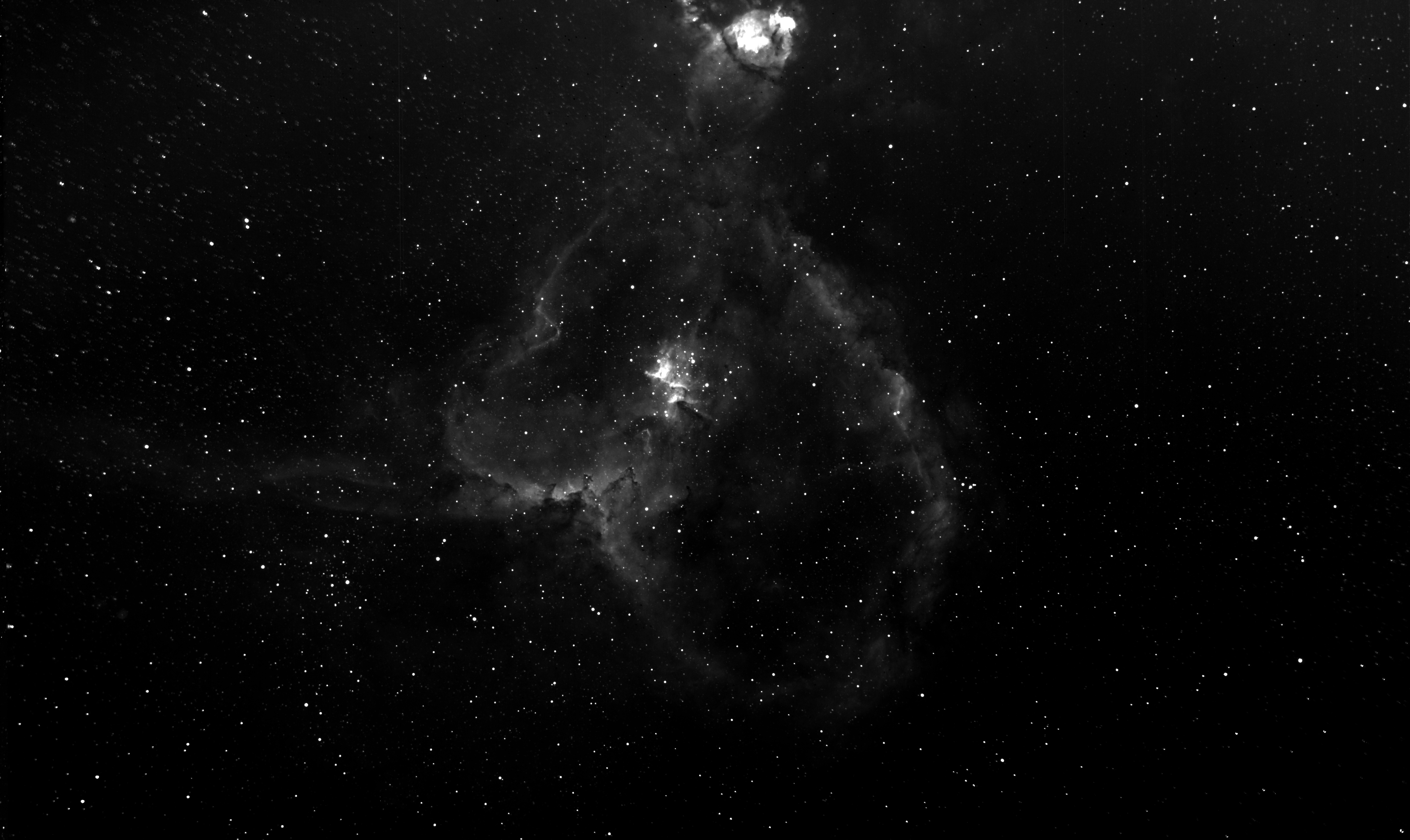 The Heart Nebula (Sh 2-190) in H-alpha - Astronomy Magazine ...