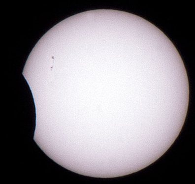 Annular solar eclipse image