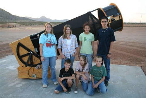 Group of future astronomers