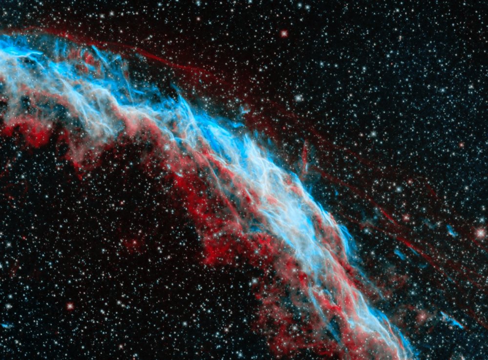 A section of the Eastern Veil Nebula in Cygnus - Astronomy Magazine ...